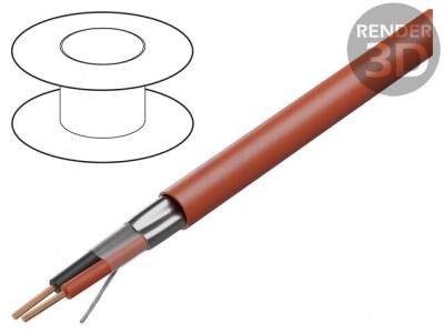 Cablu Difuzor 2x1mm2 LSZH Roșu foto