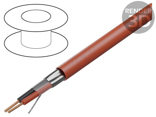 Cablu Difuzor 2x1mm2 LSZH Roșu