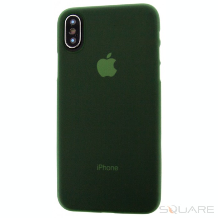 Huse de telefoane PC Case, iPhone Xs Max, Dark Green