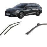 Cumpara ieftin Set 3 stergatoare SEAT LEON Sportstourer (KL8, KLD) din 2020-2021, pentru parbriz si luneta fata si spate auto, Bosch Aerotwin-Aerotwin, din cauciuc s