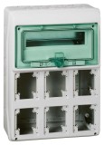 Cofret electric modular Schneider Electric Kaedra IP65, 13 module, 6 deschideri