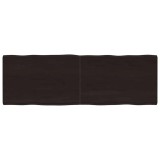 Cumpara ieftin Blat masă, 180x60x6 cm, gri, lemn stejar tratat contur organic