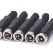 Set 5 Conector alimentare mama 5.5x2.1 pe fir 12V DC , Active, pentru camere supraveghere cctv, negru