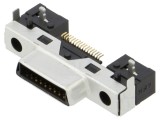 Conector D-Sub DH THT PIN 17 Soclu Tată 1mm