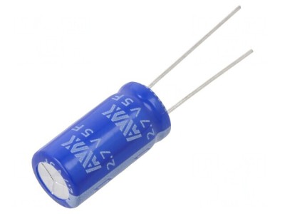 Supercondensator THT 5F 2.7V 10x20mm foto