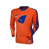 Bluza Moto Cross Enduro UFO Plast Slim Sharp Portocalie - Tricou Off Road Poliester Confortabil
