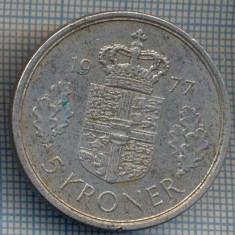 AX 1451 MONEDA- DANEMARKA - 5 KRONER -ANUL 1977 -STAREA CARE SE VEDE