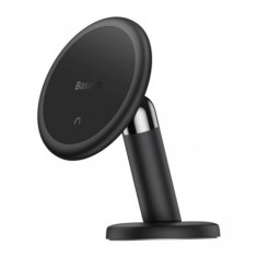 SUPORT AUTO Baseus C01 pt. SmartPhone, fixare adeziv de bord, prindere magnetica telefon, rotatie 360 grade, negru &amp;quot;C40140803113-00&amp;quot; foto