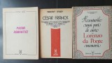 Pagini romantice - FRANZ LIST * CESAR FRANK - Vincent D&#039;indy * Aventurile unui poet de curte. Memorii - LORENZO DA PONTE (3 vol.)
