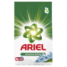 Detergent pudra Ariel Mountain Spring, 20 spalari, 2 kg foto