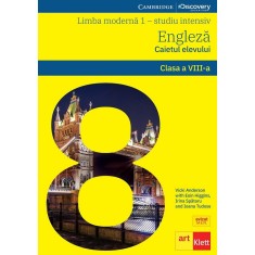 Limba Engleza. Limba Moderna 1 - Clasa 8 - Studiu Intensiv. Eyes Open 4. Workbook + Cd - Vicki Anderson