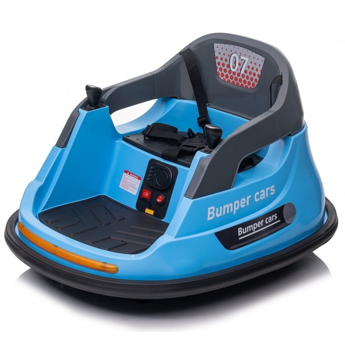 Masinuta busitoare, Kinderauto Bumper 70W 12V, telecomanda control parental, culoare albastra