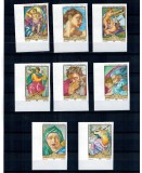 Ajman 1970 - Picturi, arta, Michelangelo, serie nedantelata neuzata