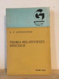 B. F. Rothenstein - Teoria Relativitatii Speciale