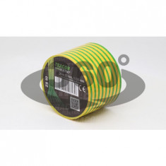 Banda izolatoare, verde-galben ZS50 20m×50mm, PVC, 0-90°C, 40kV/mm