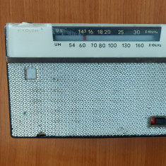 RADIO S631T ELECTRONICA , 6 TRANZISTOARE , FUNCTIONEAZA SI PE LUNGI SI PE MEDII