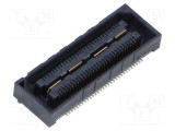 Conector PCB-PCB mamă 60 PIN 0,5mm QSH aurit SMT 2A SAMTEC