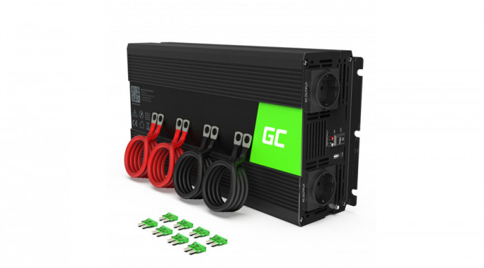 Green Cell Invertor auto de la 12V la 220V (amplificator de tensiune) 3000W/6000W