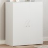 VidaXL Fișet, alb, 60x32x77,5 cm, lemn prelucrat