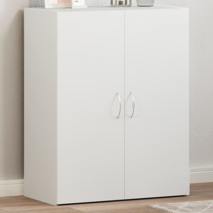 vidaXL Fișet, alb, 60x32x77,5 cm, lemn prelucrat