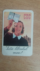 C9 22 - 1972 - Calendar de buzunar - reclama CEC