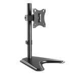 Cumpara ieftin Suport Monitor Universal 17-27 inch, VESA 75x75, 100x100, Pivotant, Inclinare &plusmn;10&deg;, Rotire &plusmn;45&deg;, Negru