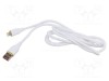 Cablu USB 2.0 GEMBIRD Lightning Apple 1,5m alb 2,1A