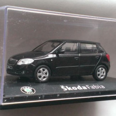 Macheta Skoda Fabia 2 (negru) - Abrex 1/43