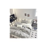 Cumpara ieftin Lenjerie de Pat Dublu, Bumbac Finet, 6 Piese - SIPRR60-535