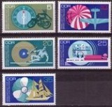 Germania Democrata 1972 - Sport si Tehnologie serie 5v.neuzat,perfecta stare(z), Nestampilat