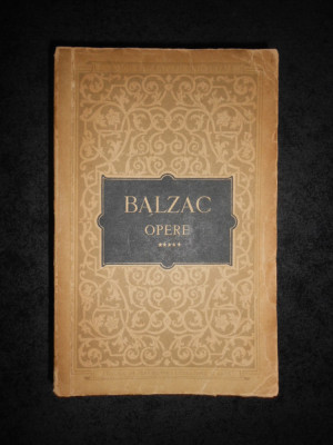 Honore de Balzac - Opere volumul 5 foto