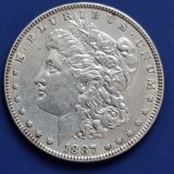 1 MORGAN DOLAR SUA 1887 , 1 MORGAN DOLLAR USA 1887 - starea din poze