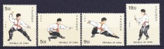 DB1 Taiwan 1997 Arte Martiale Wu - Shu 4 v. MNH