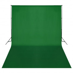 vidaXL Sistem de suport fundal, 500 x 300 cm, verde