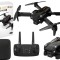 Drona cu telecomanda si camera 4K SY16, negru, 10 cm x 9 cm x 5 cm, Lean 20968