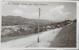 Carte postala, Campina, Vedere de pe Valea Prahovei, 1942