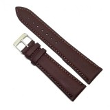 Cumpara ieftin Curea Ceas &bdquo;Brown Heritage&rdquo; 5F18-M &ndash; Piele Naturală, Cusătură Maro (18mm, 20mm,