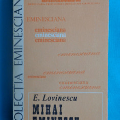 Eugen Lovinescu – Mihai Eminescu ( critica literara )