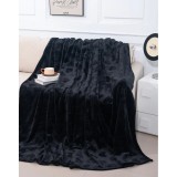 Cumpara ieftin Patura Cocolino Moale Soft pentru Pat Dublu, Negru - PIT415