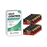 Pachet pentru bărbați: Capsule afrodisiace LABOPHYTO MaxiControl, 60 buc + Șervețele DIBLONG Delay Towel, 12 buc