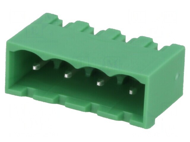 Regletă de conexiuni deconectabilă 5mm, 4 drept soclu