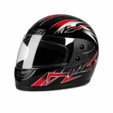Casca Moto/Scuter Full Face FIXATO, Viziera Detasabila, Marime Universala 59-62cm, Negru