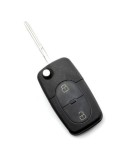 Carcasa cheie tip briceag cu 2 butoane pentru Audi , baterie 1616