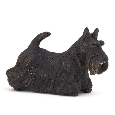 Figurina Papo -Catel Scottish Terrier negru foto