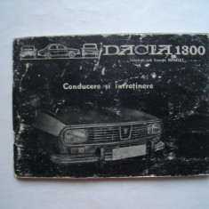 Dacia 1300. Conducere si intretinere R 1170-220