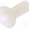 Surub M3, poliamida, lungime 8mm, ingropat, pas filet 0.5, DREMEC - 8G202M3X08
