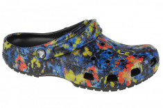 Papuci flip-flop Crocs Classic Tie-Dye Graphic Clog 205453-4SW multicolor foto