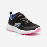 &Icirc;ncălțăminte cu bandă cu arici Educație fizică Skechers DYNAMIC Negru Copii