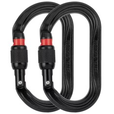 Carabiniere PETZL Oxan Screw-Lock 2-Pack black