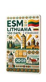 ESIM Lithuania, 100GB, 30 Days, Standard